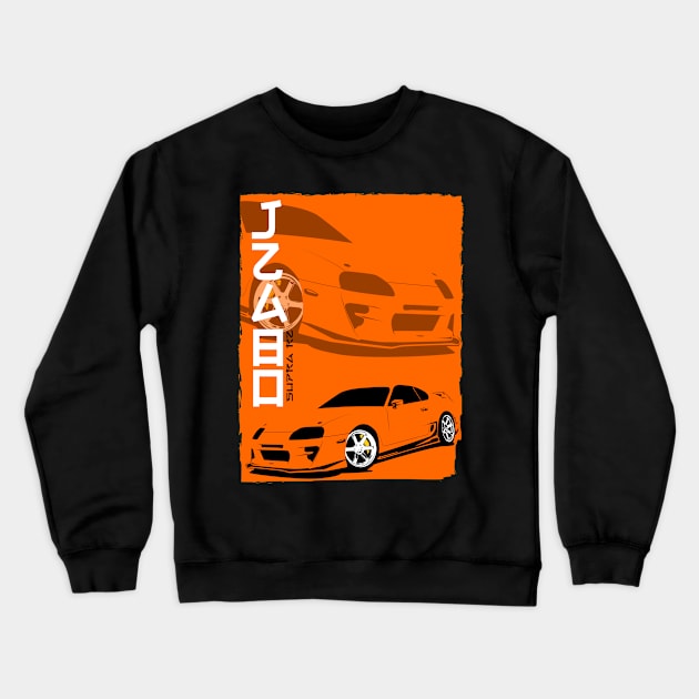 Supra RZ JZA80 Crewneck Sweatshirt by gaplexio